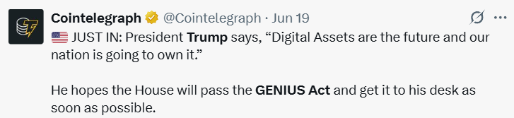 Genius Act Trump